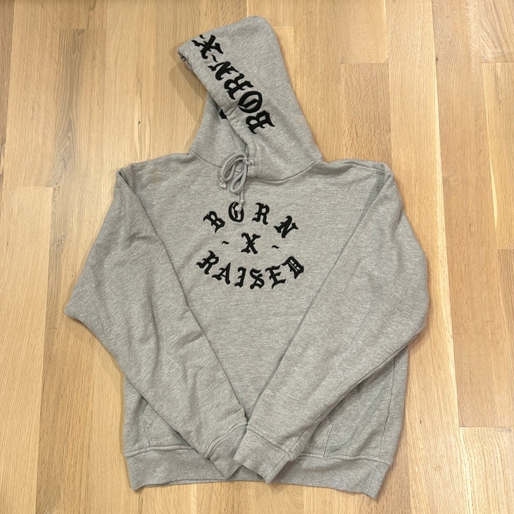 Born x Raised embroidered hoodie (Size: Medium)